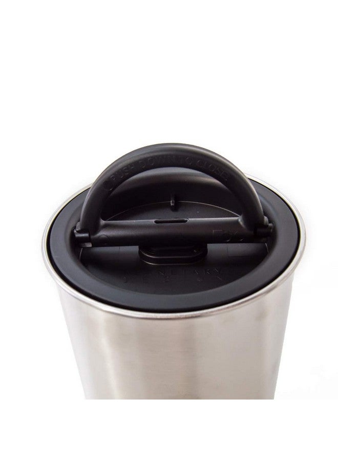 Planetary Design Airscape Stainless Steel Coffee Canister | Food Storage Container | US Patented Airtight Lid | Push Out Excess Air Preserve Food Freshness (Small, Brushed Copper) - Image 4