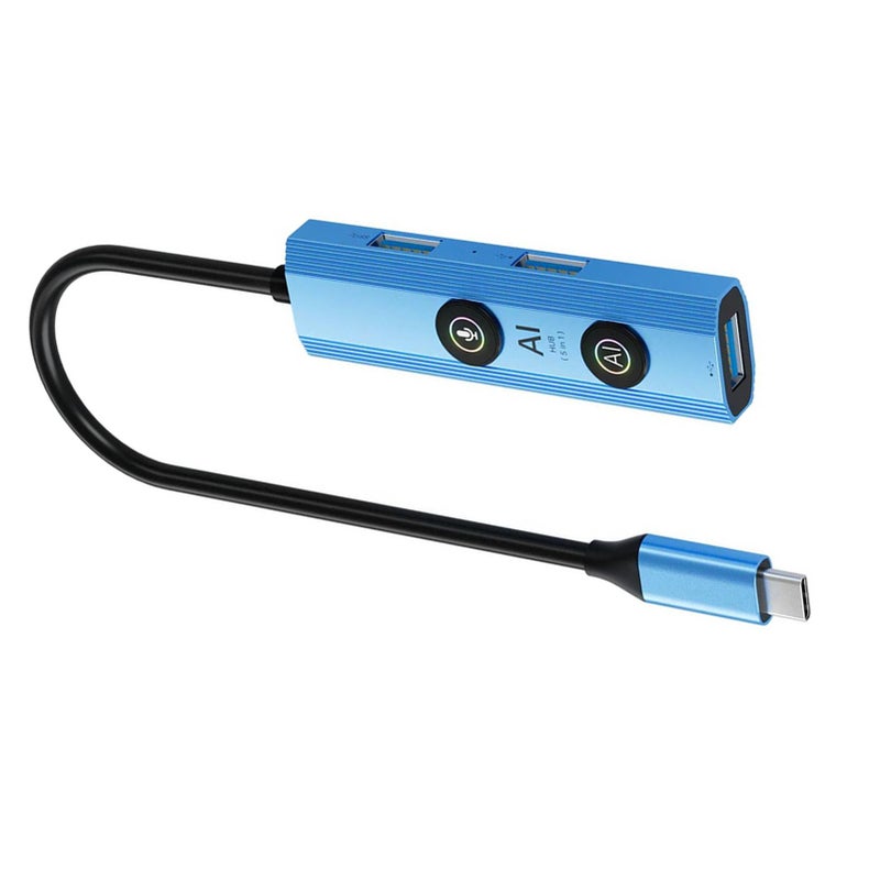محطة توصيل ذكية للذكاء الاصطناعي لترجمة الصوت ومحور USB متعدد الوظائف مع واجهة TYPE-C من GPT Deepseek - Image 3