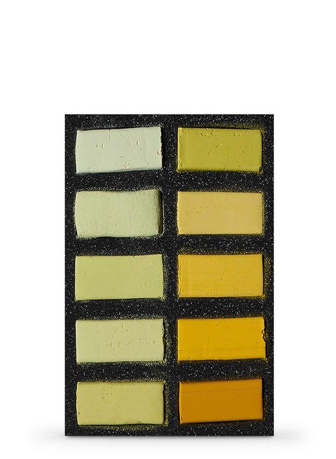 Art Spectrum : Extra Soft Square Pastel : Set of 10 : Yellows - Image 1