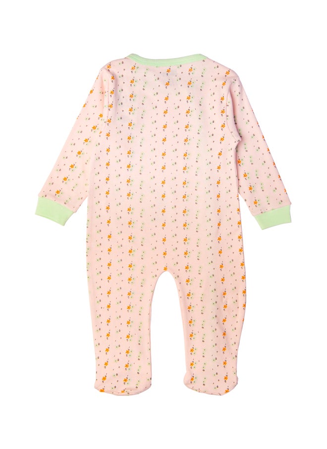 Babies Basic 100% Cotton Printed Long Sleeves Jumpsuit/Romper/Sleepsuit For Babies  - Image 5
