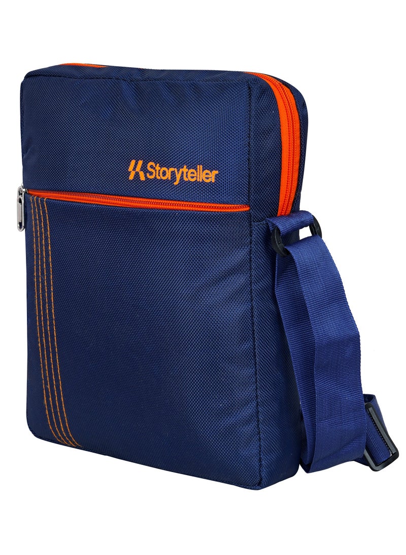 STORYTELLER Senator Crossbody Sling Bag Casual Daypack for Business and Casual travel Blue - Image 2