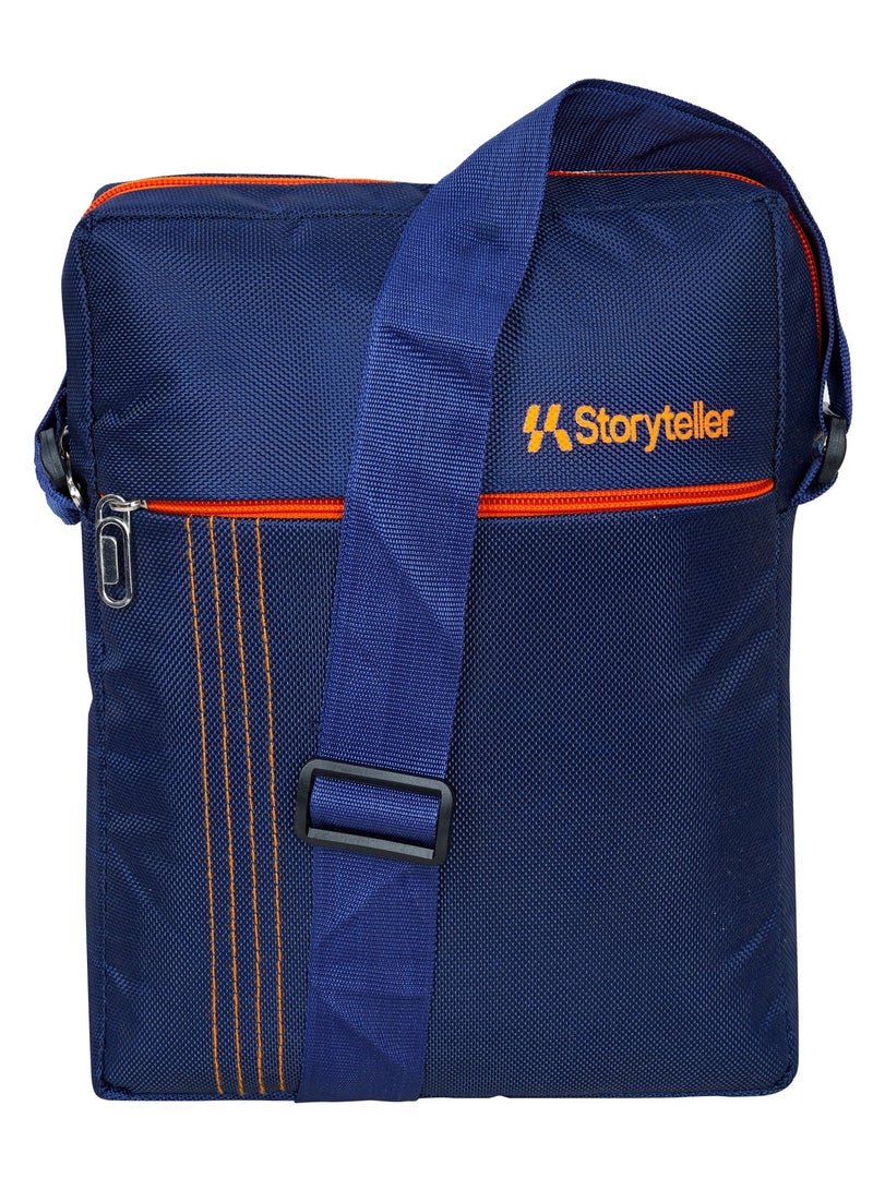 STORYTELLER Senator Crossbody Sling Bag Casual Daypack for Business and Casual travel Blue - Image 3