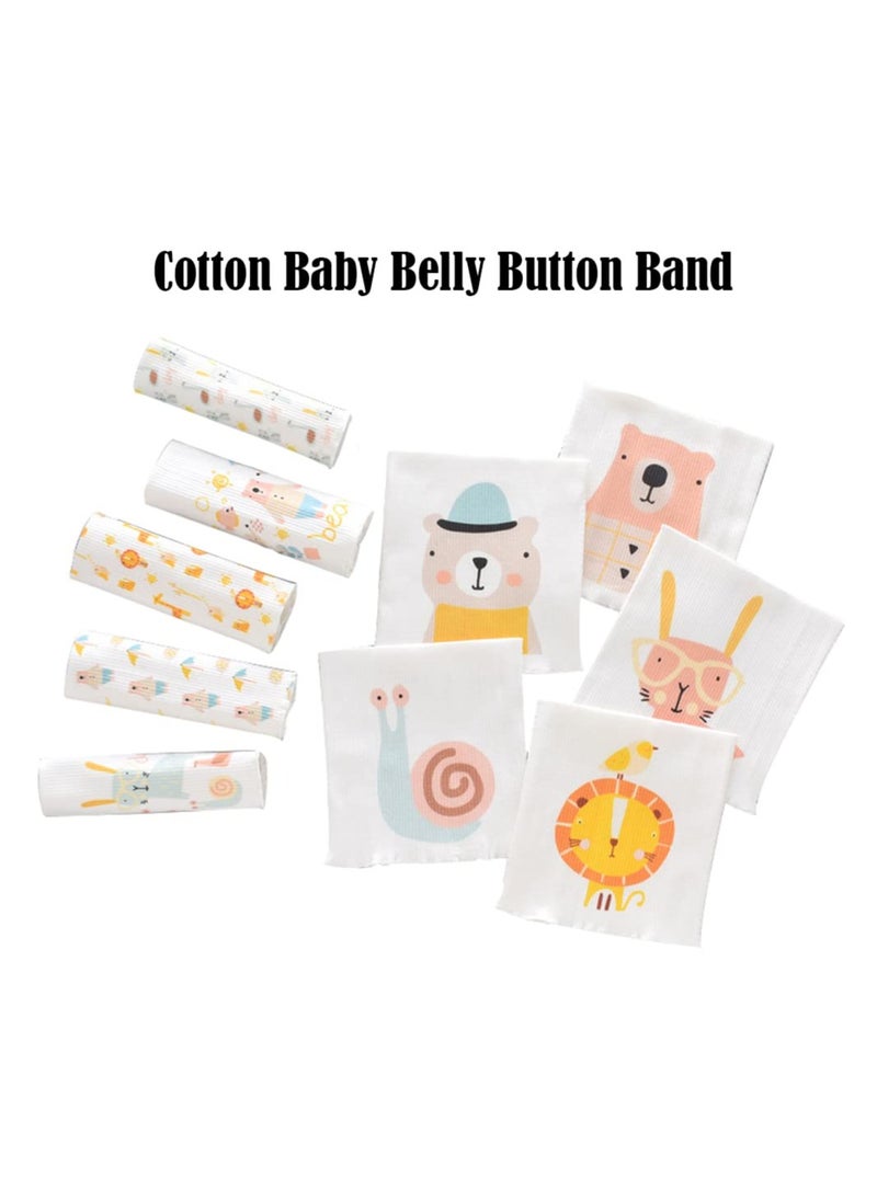 Generic - 2 Pcs Baby Belly Button Band, Double-layer Elastic Navel Protector for Infants, Cute Cartoon Cotton Belly Wraps to Keep Newborns Warm and Comfortable, Ideal Belly Protection for Babies. - Image 1