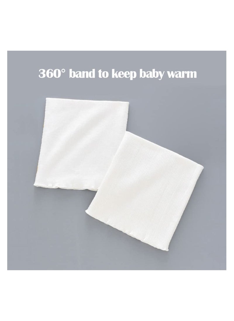 Generic - 2 Pcs Baby Belly Button Band, Double-layer Elastic Navel Protector for Infants, Cute Cartoon Cotton Belly Wraps to Keep Newborns Warm and Comfortable, Ideal Belly Protection for Babies. - Image 1