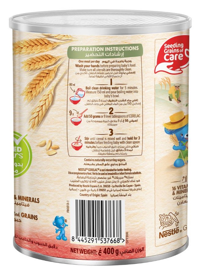 Cerelac Wheat Infant Cereals With Milk From 6 Months 400g  - Image 3