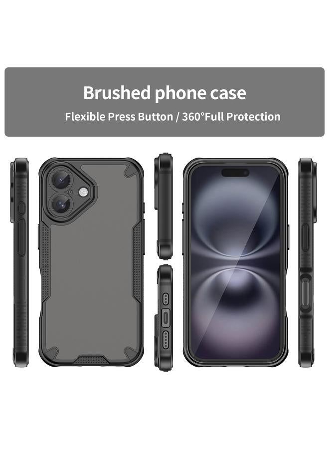 erorex Case For iPhone 16 Plus Armor Glaze PC Hybrid TPU Phone Case - Image 2