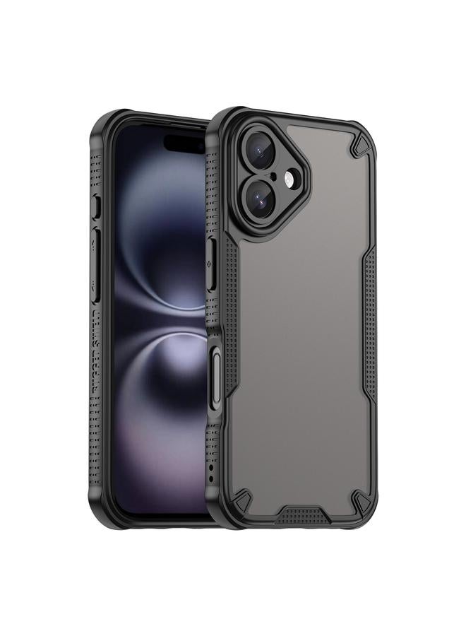 erorex Case For iPhone 16 Plus Armor Glaze PC Hybrid TPU Phone Case - Image 1