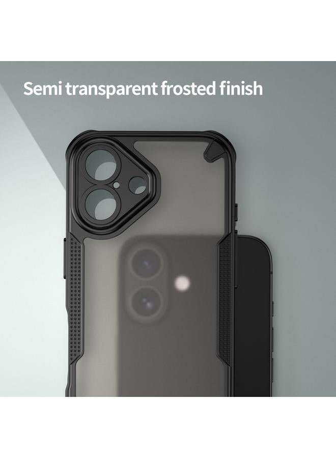 erorex Case For iPhone 16 Plus Armor Glaze PC Hybrid TPU Phone Case - Image 5