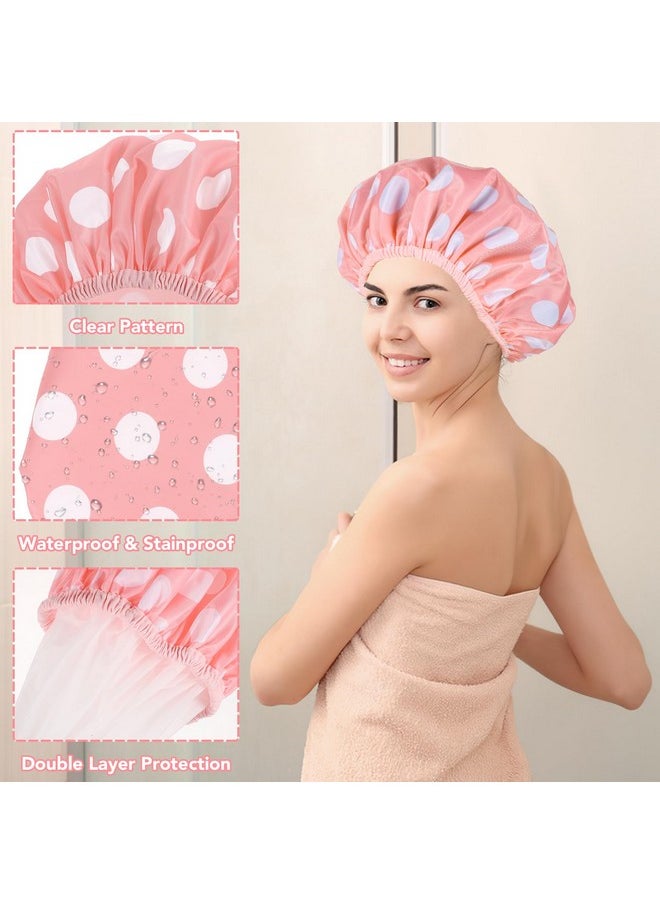 2 Packs Large Shower Caps For Women Waterproof Reusable Shower Cap Double Layers Hat Bath Caps With Hair Scrunchies For Home Spa Salon - pzsku/Z305FB6A630A55FD3611FZ/45/_/1707973947/635e1c20-0f23-4f99-aa29-f7d6f37ab636