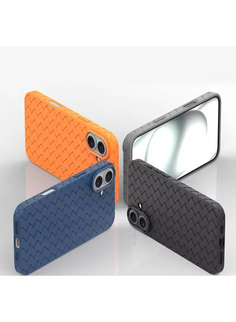 جراب لهاتف 16 مقاس 6.1 بوصة، مصنوع من نسيج كامل، ملمس الجلد، أداة مبتكرة تجمع بين الحماية القصوى والتصميم الأنيق، باستخدام مواد عالية الجودة وتقنيات متقدمة، اللون: (أسود) - Image 4