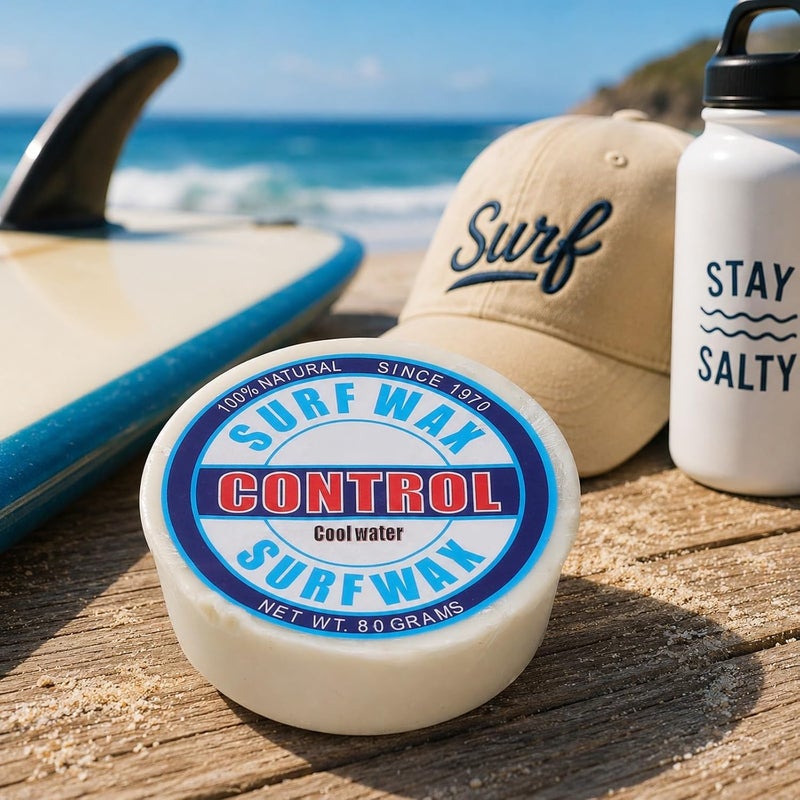 Portable Surf Skateboard Wax, Paraffin Anti - Slip Wax with Wax Comb, Lightweight and Compact - Durable Grip, Easy Application, Ideal for Surfing and Skimboarding - Image 5