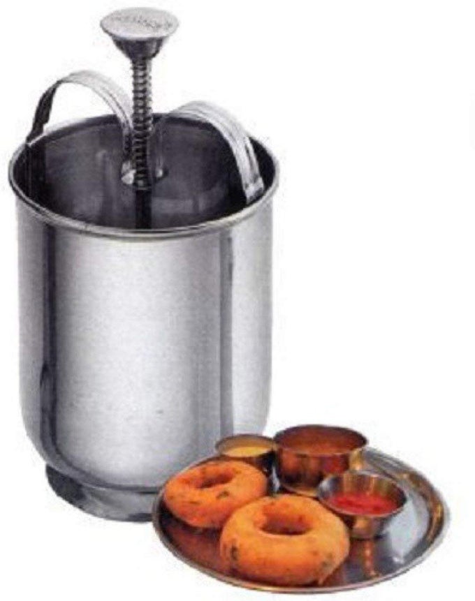 STAINLESS STEEL MEDUVADA MAKER HYGIENIC WAY WITHOUT ANY HASSLE FOR PERFECTLY SHAPED CRISPY MEDUWADA