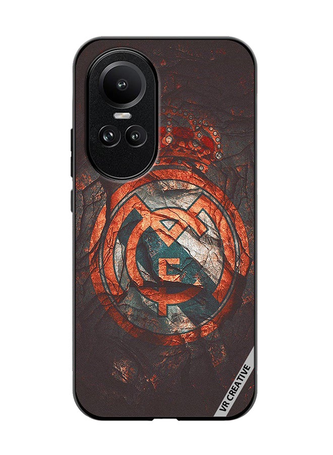 VR CREATIVE Protective Case Cover For Oppo Reno 10 Real Madrid Cake Design Multicolour - Image 1