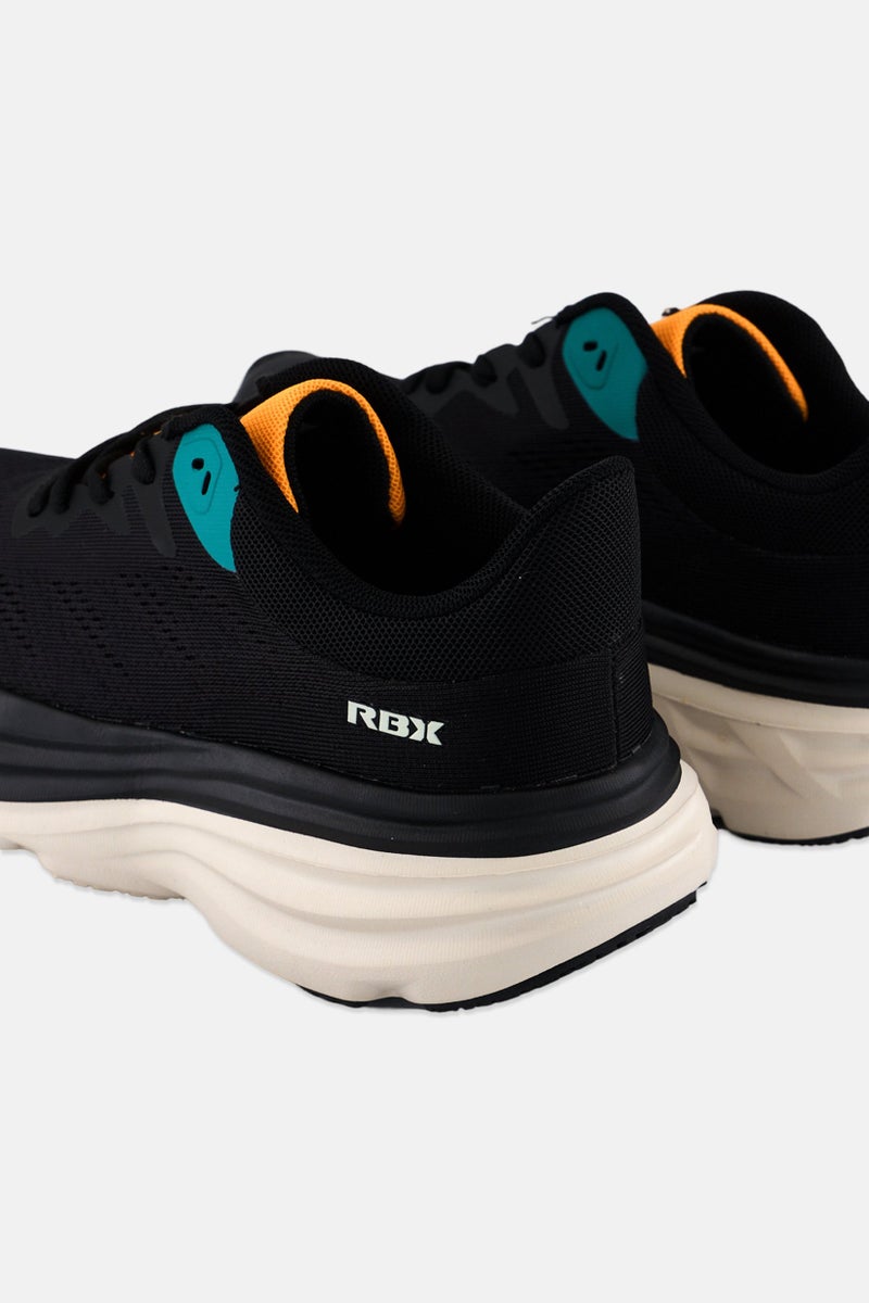 RBX Women Lace Up Brand Logo Outdoor Shoes, Black  - Image 3