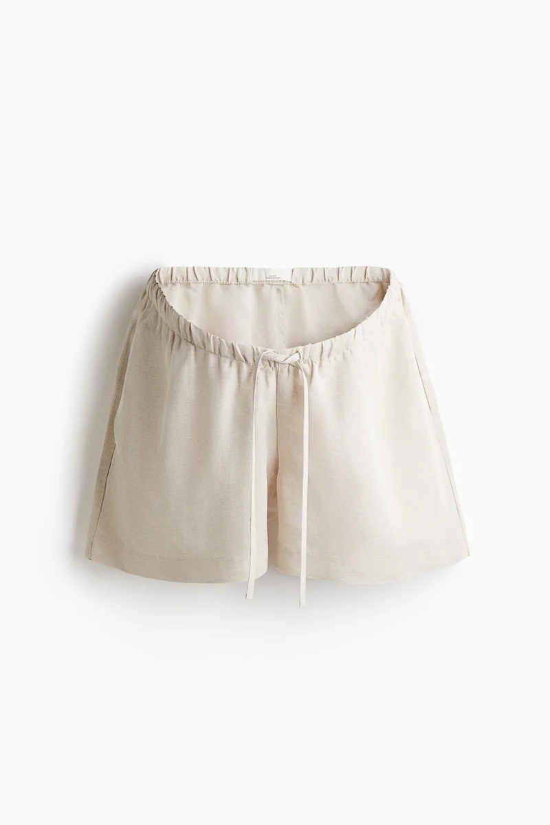 H&M  MAMA Before & After Linen-blend shorts for Women | Best Price UAE