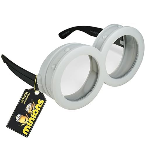 Sun-Staches SunStaches Official Minion Goggles Minions Costume Accessory UV400 One Size Fits Most Adults and Big Kids - Image 1