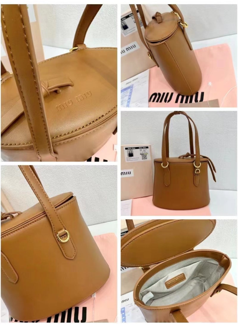 Miu Miu Women's Cow Leather Tote Shoulder Bag  - Image 2