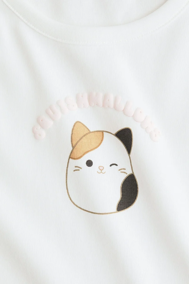 H&M Print-motif cotton top