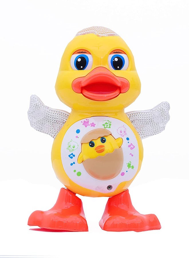 Sturdy Material Multifunctional Dancing Duck With Lights And Music For Kids - Image 5