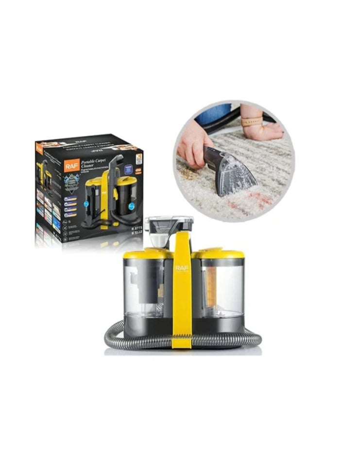 RAF Portable Carpet Cleaner – Wet & Dry Vacuum with Cyclone Technology for Home & Car Cleaning