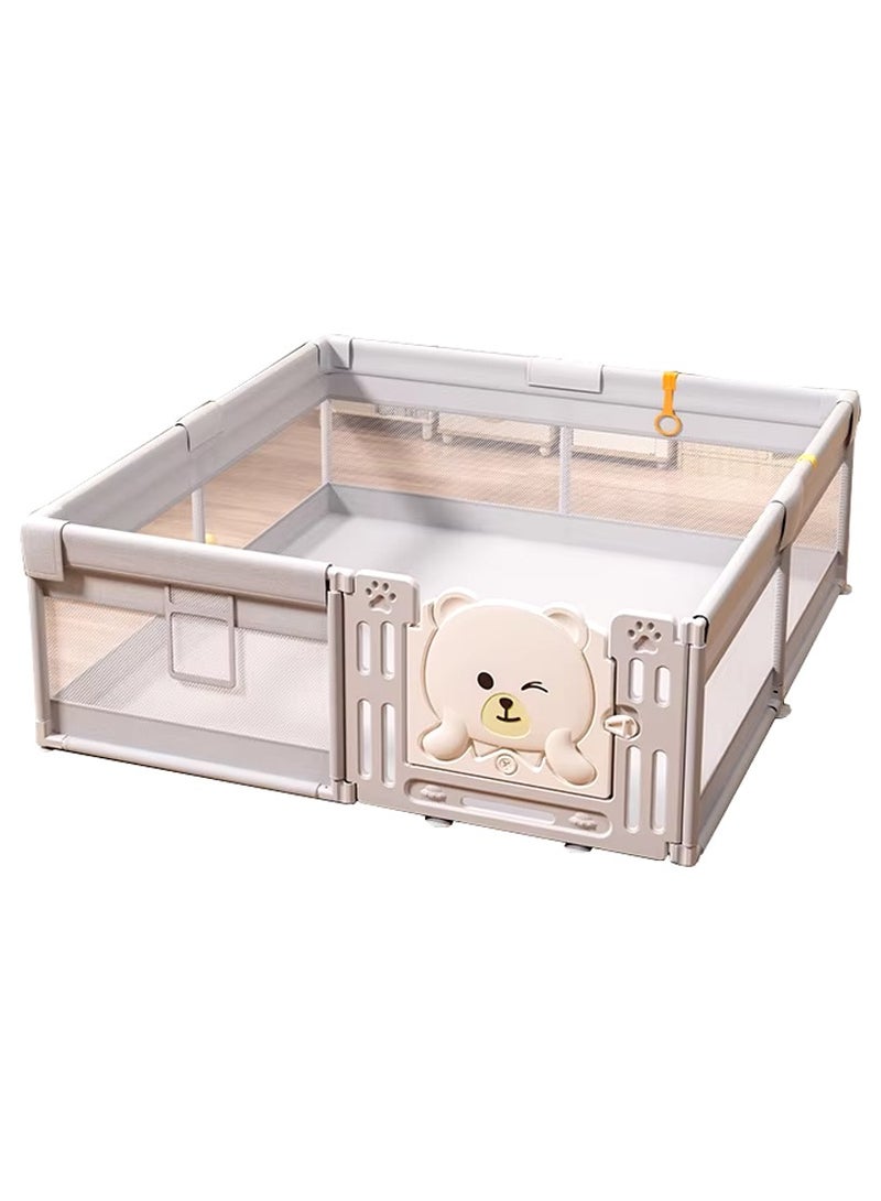 DubaiGallery Baby Playpen Small Infant Play Pen with Gates Robust Safety Playpen Indoor Outdoor Children's Toy Pen Activity Toddlers Playpen - Image 1