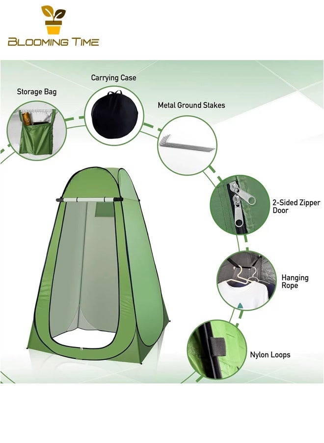 بلومنغ تايم في الهواء الطلق المحمولة للطي خيمة ، تغيير الملابس ، الاستحمام ، مرحاض متنقل ، الصيد في الهواء الطلق ، التلقائي سريعة افتتاح خيمة - Image 3