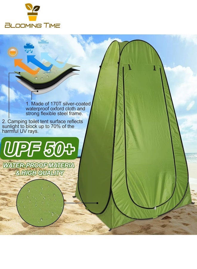 بلومنغ تايم في الهواء الطلق المحمولة للطي خيمة ، تغيير الملابس ، الاستحمام ، مرحاض متنقل ، الصيد في الهواء الطلق ، التلقائي سريعة افتتاح خيمة - Image 1
