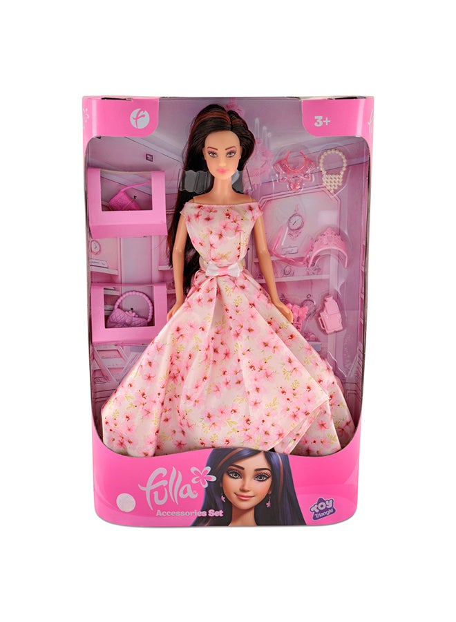 Fulla Fashion Doll With Dress-Up Accessories Includes Glasses, Crown Bag, Hair Tools, Shoes And Necklace & Creative Outfit Play For Girls – Fun Gift For Styling And Doll Lovers - Image 2