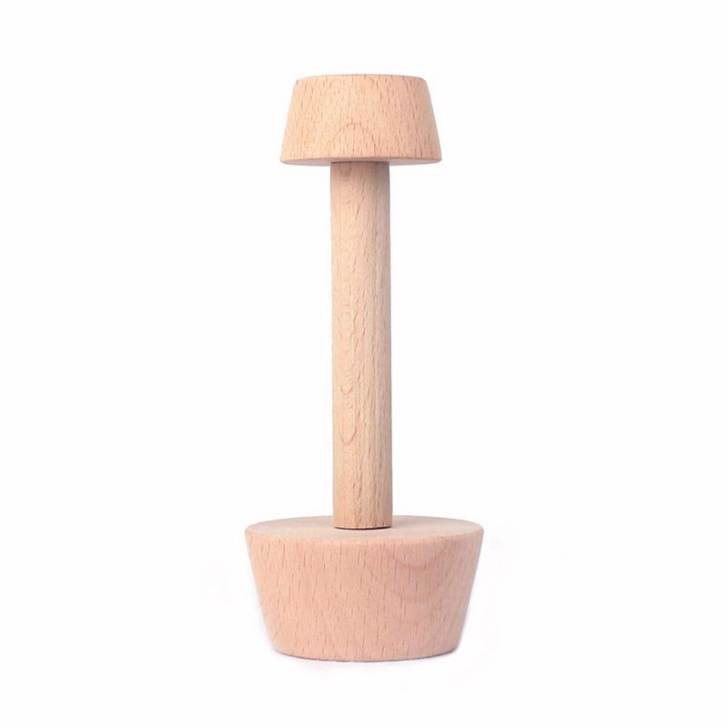 lasenersm lasenersm 1 Piece Tamper Mold Double Side Wooden Egg Tart Mould DIY Cake Pastry Pusher Egg TartTamper Double Side Wooden Pastry Pushe Kitchen Baking Tools 