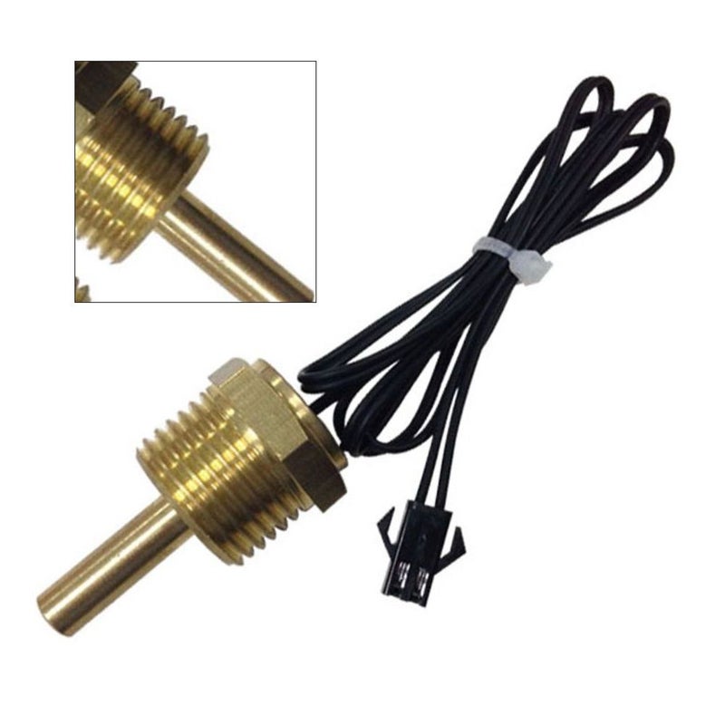 Type A 10K Water Temperature Probe Sensor Copper Minus 20 to 100 C For Boiler Heater - Image 3
