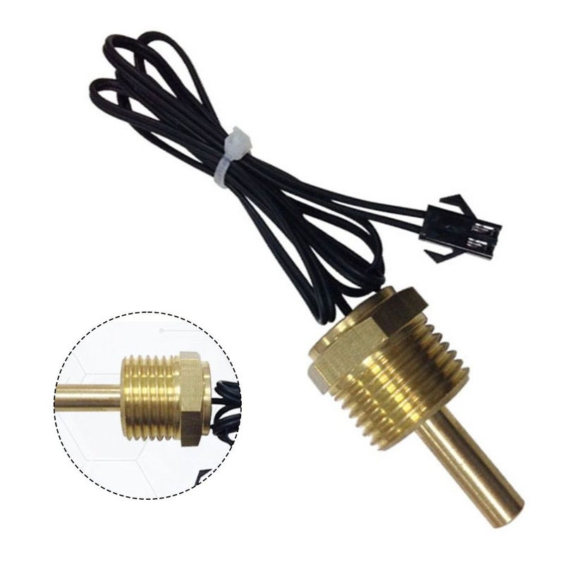 Type A 10K Water Temperature Probe Sensor Copper Minus 20 to 100 C For Boiler Heater - Image 4