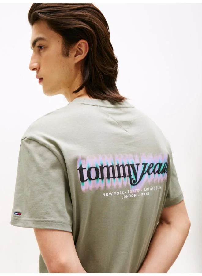 TOMMY JEANS Back Graphic Crew Neck T-Shirt