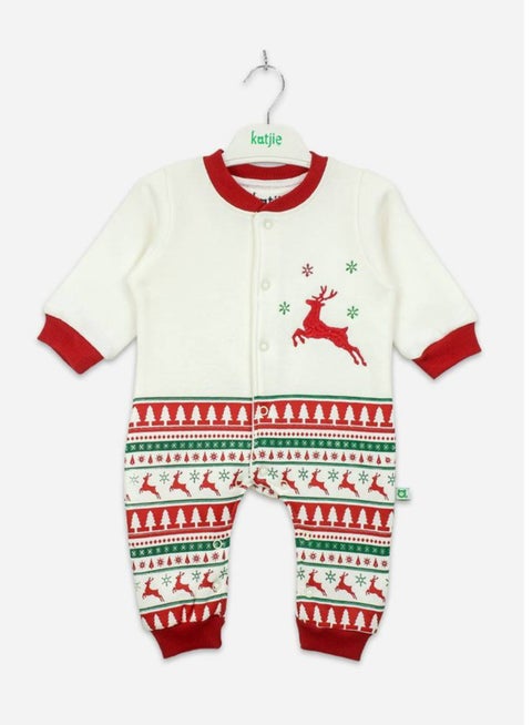 سالوبت كريسمس للبيبي مصنوع من قطن ميلتون بنسبة 100%