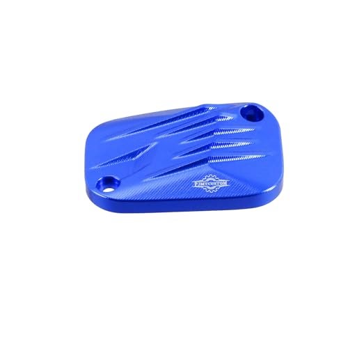 PJMTCUSTOM Blue Aluminum Brake Reservoir Top Cover Compatible with Harley Davidson 201825 Softail FL FX Models - Image 3