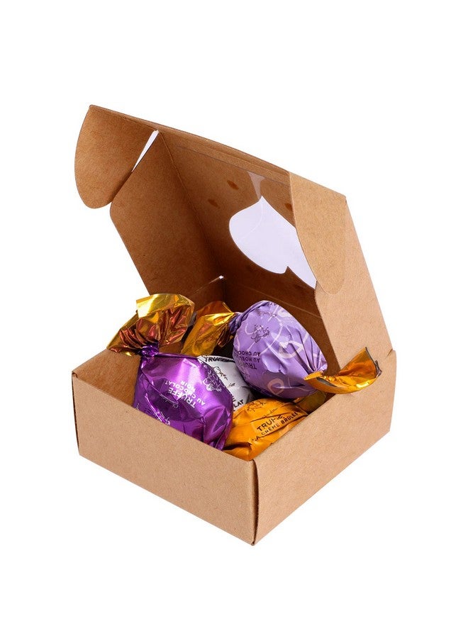 Konsait 20 Pack Heart Candy Boxes Mini Kraft Paper Gifts Wrapping Box Valentine'S Day Wedding Bridal Shower Birthday Party Cookie Sweet Jewelry Small Presents Box - Image 4