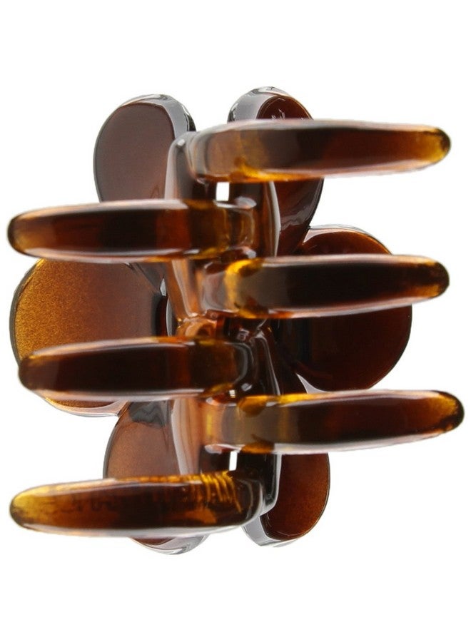 CARAVAN Aravan Flower Hair Claw Tortoise Shell - Image 4