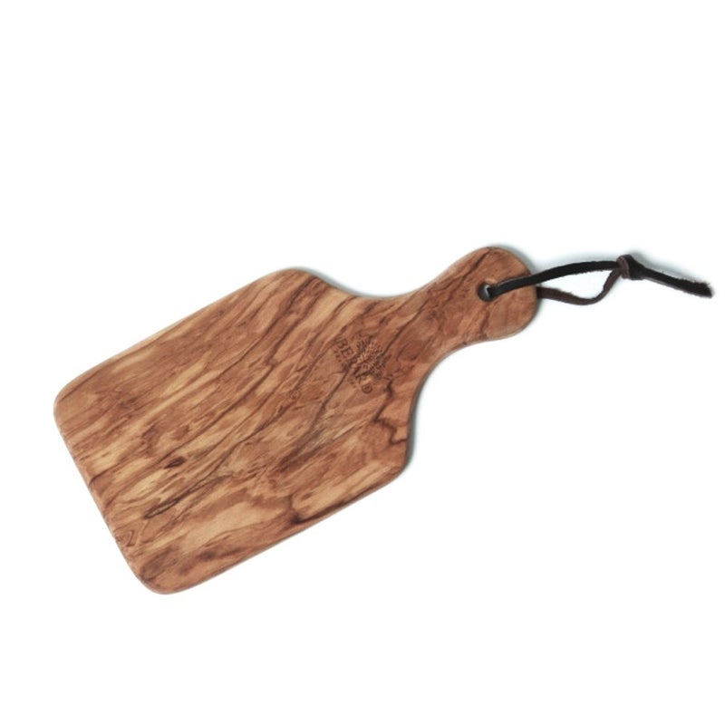 Berard 54070 French OliveWood 8Inch Handcrafted Cutting Board with Handle