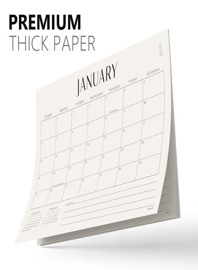 Jotsome Desk Calendar 2026 - 2027 with Desktop Mat, Desk Pad Calendar From July 2026 to December 2027 14x10.5 inch, Desk Blotter Calendar for Home Office and School, Easy Planning, Gift for the Holidays, Apricot - Image 4
