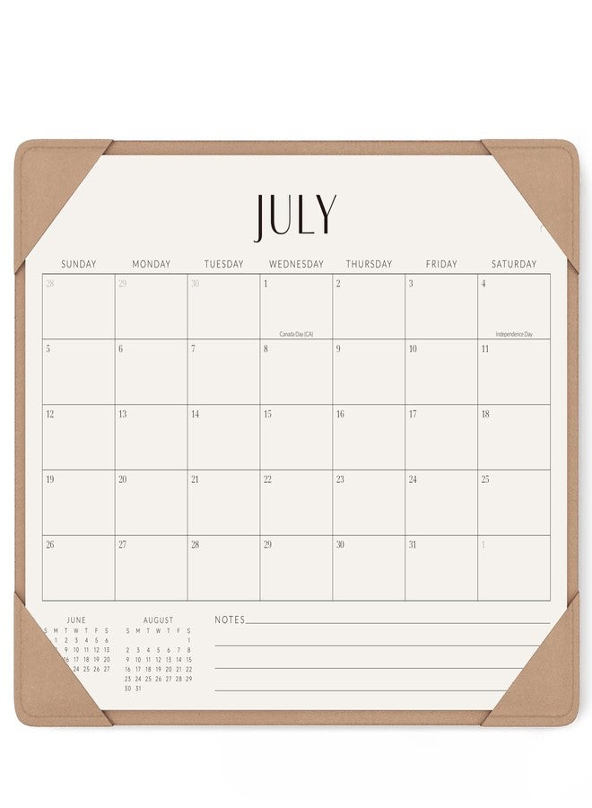 Jotsome Desk Calendar 2026 - 2027 with Desktop Mat, Desk Pad Calendar From July 2026 to December 2027 14x10.5 inch, Desk Blotter Calendar for Home Office and School, Easy Planning, Gift for the Holidays, Apricot - Image 1