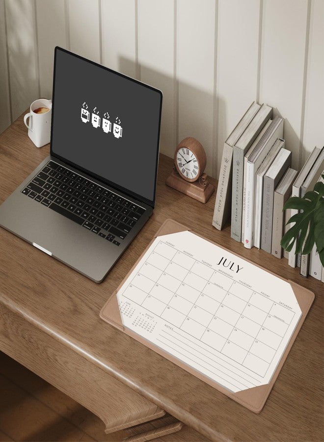 Jotsome Desk Calendar 2026 - 2027 with Desktop Mat, Desk Pad Calendar From July 2026 to December 2027 14x10.5 inch, Desk Blotter Calendar for Home Office and School, Easy Planning, Gift for the Holidays, Apricot - Image 5