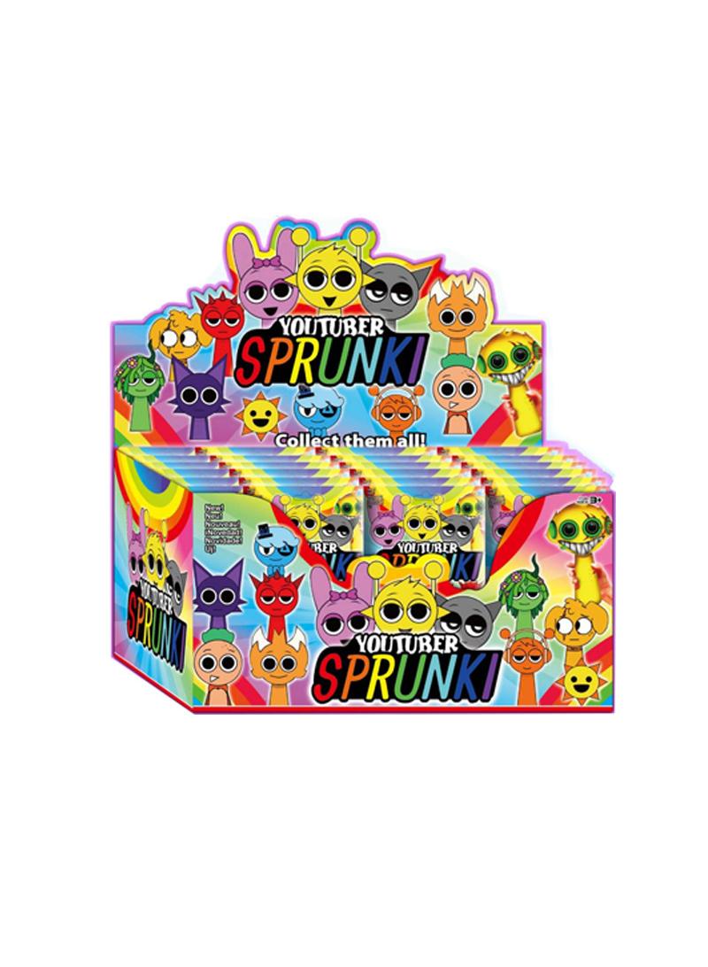 Y&D 24 Pcs Random Figure Toys The Sprunki Action Figure Toys Each Bag With 3 Pcs Random Toy Cards Best Gift For Fans Boys And Girls Sprunki Series Figures Model Birthday Cake Toppers - Image 2
