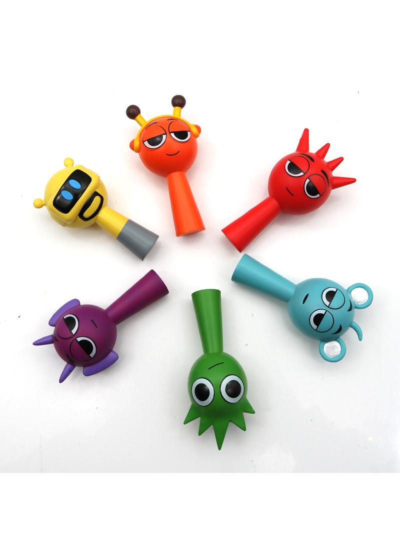 Y&D 24 Pcs Random Figure Toys The Sprunki Action Figure Toys Each Bag With 3 Pcs Random Toy Cards Best Gift For Fans Boys And Girls Sprunki Series Figures Model Birthday Cake Toppers - Image 5