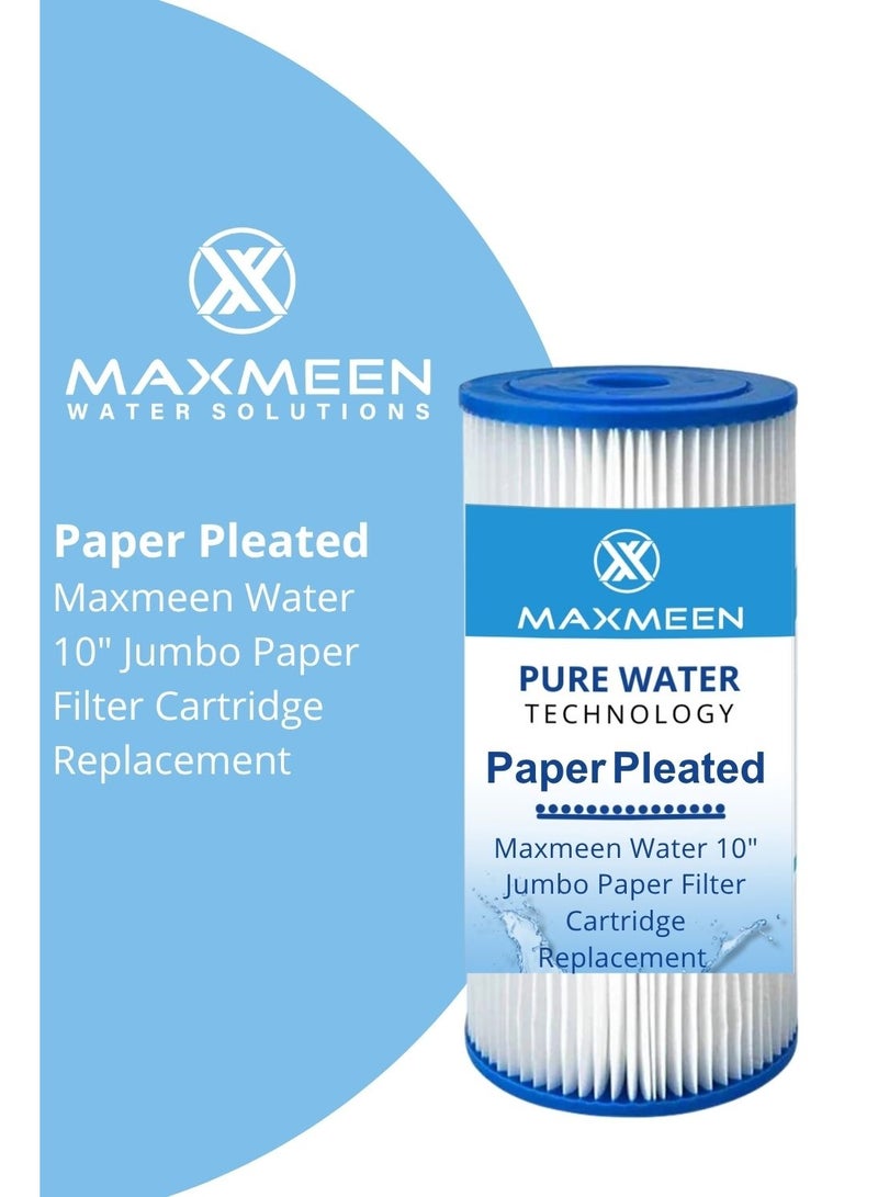 ماكسمين غيار فلتر مياه شرائح ورقية 10 إنش جامبو من Maxmeen Water ( شمعة فلتر) - Image 1