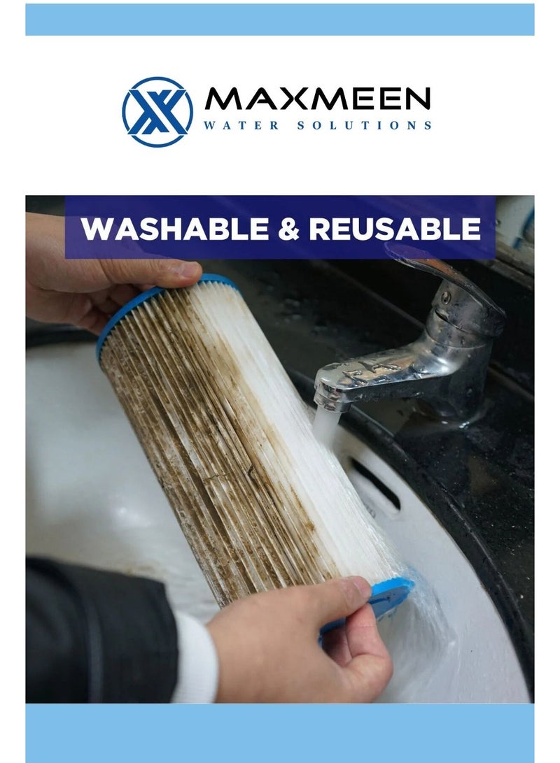 ماكسمين غيار فلتر مياه شرائح ورقية 10 إنش جامبو من Maxmeen Water ( شمعة فلتر) - Image 4