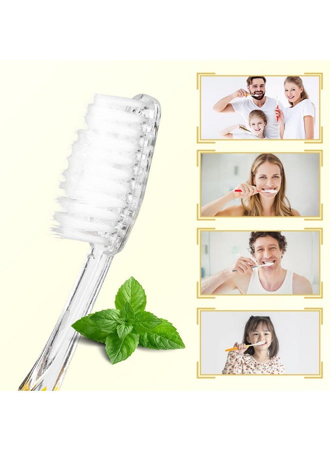 اتش كيو اس ال سوند مجموعة فرشاة أسنان HQSLsund، 200 فرشاة أسنان للاستخدام مرة واحدة، معبأة بشكل فردي، بشعيرات ناعمة، مناسبة للسفر، مناسبة كهدية للمشردين، أو الفنادق، أو التخييم، أو السفر - Image 3