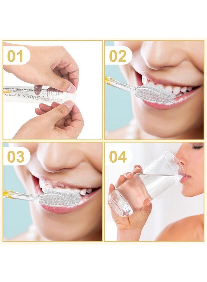 اتش كيو اس ال سوند مجموعة فرشاة أسنان HQSLsund، 200 فرشاة أسنان للاستخدام مرة واحدة، معبأة بشكل فردي، بشعيرات ناعمة، مناسبة للسفر، مناسبة كهدية للمشردين، أو الفنادق، أو التخييم، أو السفر - Image 5