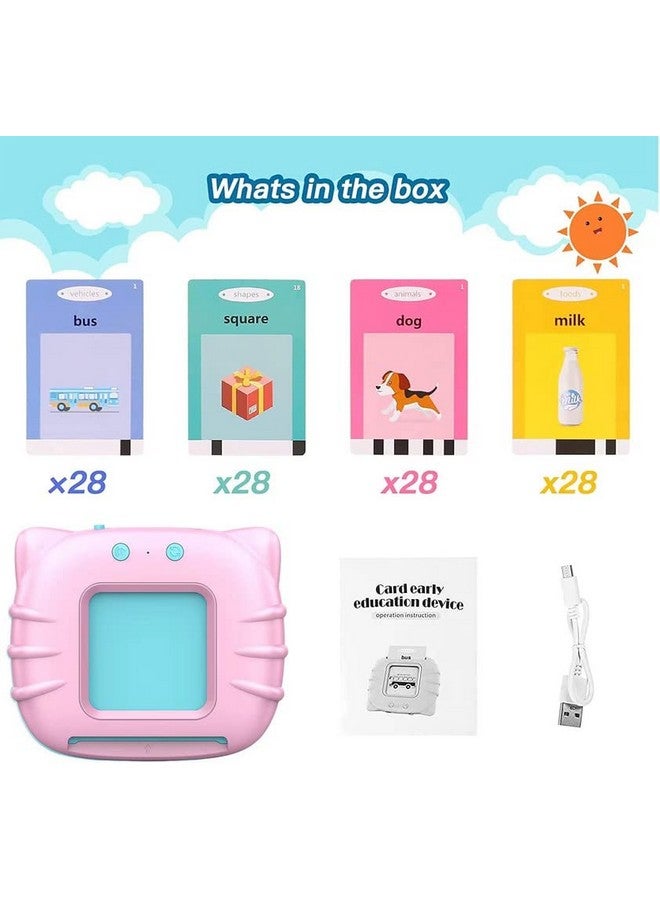 في جراسب لعبة بطاقات تعليمية تفاعلية للأطفال من VGRASSP، تتضمن كلمات إنجليزية ناطقة، مناسبة لمرحلة ما قبل المدرسة، لون وردي - Image 5