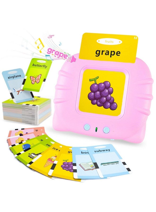 في جراسب لعبة بطاقات تعليمية تفاعلية للأطفال من VGRASSP، تتضمن كلمات إنجليزية ناطقة، مناسبة لمرحلة ما قبل المدرسة، لون وردي - Image 2