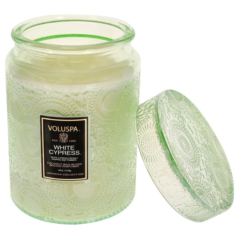 Voluspa White Cypress - Large By Voluspa For Unisex - 18 Oz Candle - Image 1