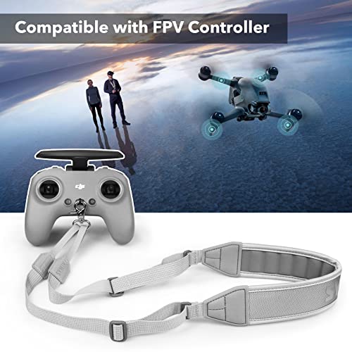 SYMIK Remote Controller Lanyard for DJI FPV/Avata/2, Phantom 4/3, Inspire FPV Remote Controller 3/2, Adjustable Neck Strap Lanyard for DJI Avata 2 Accessories Shoulder Strap w/Comfortable EVA Padding - Image 3